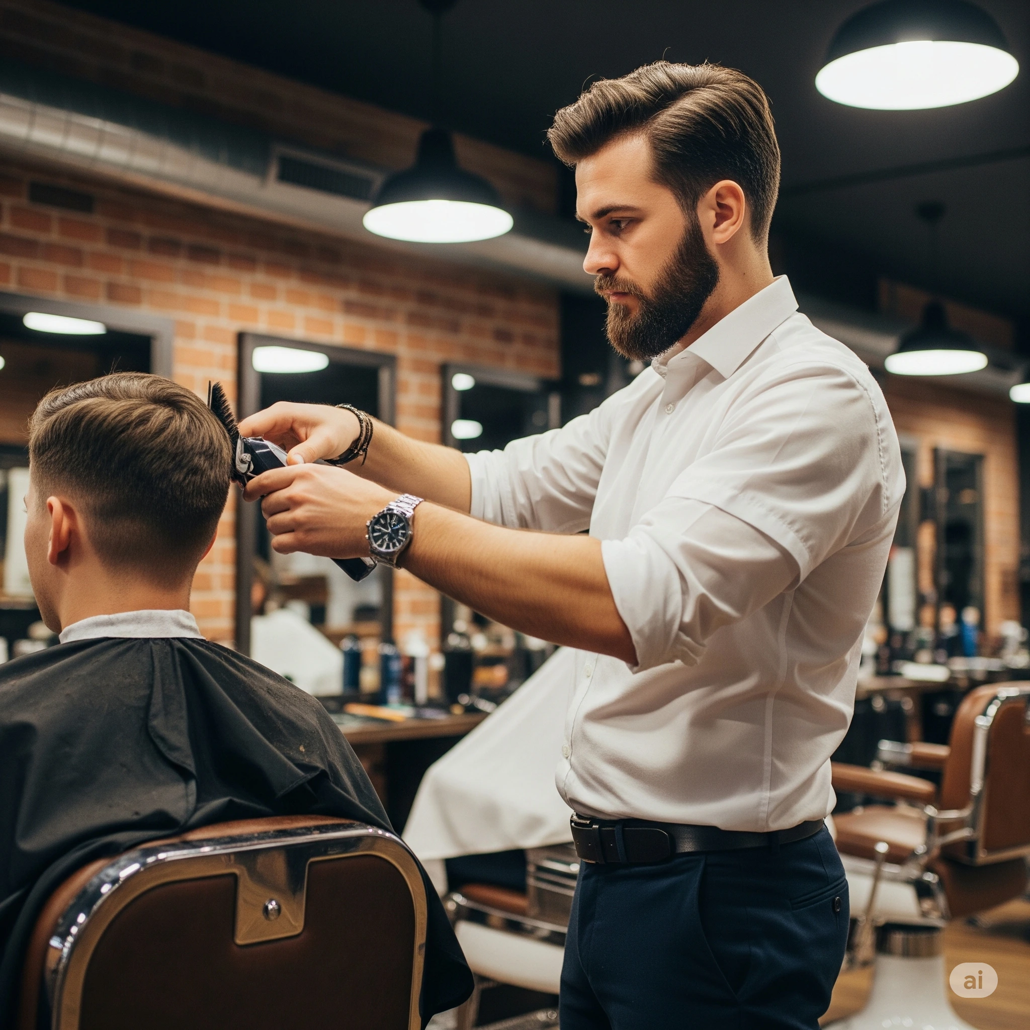 Professional Barber at The Gentle Comb